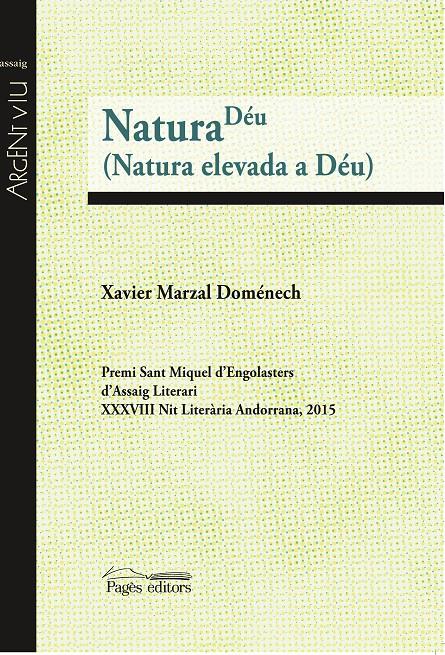 Natura Déu (Natura elevada a Déu) | 9788499757582 | Marzal Doménech, Xavier