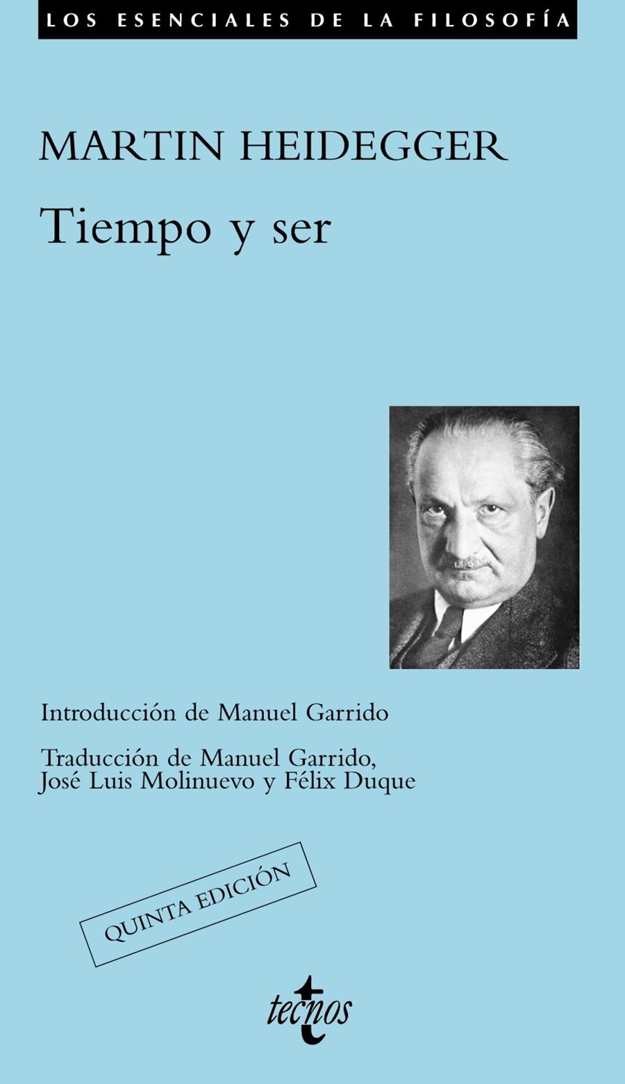 Tiempo y ser | 9788430952694 | Heidegger, Martin