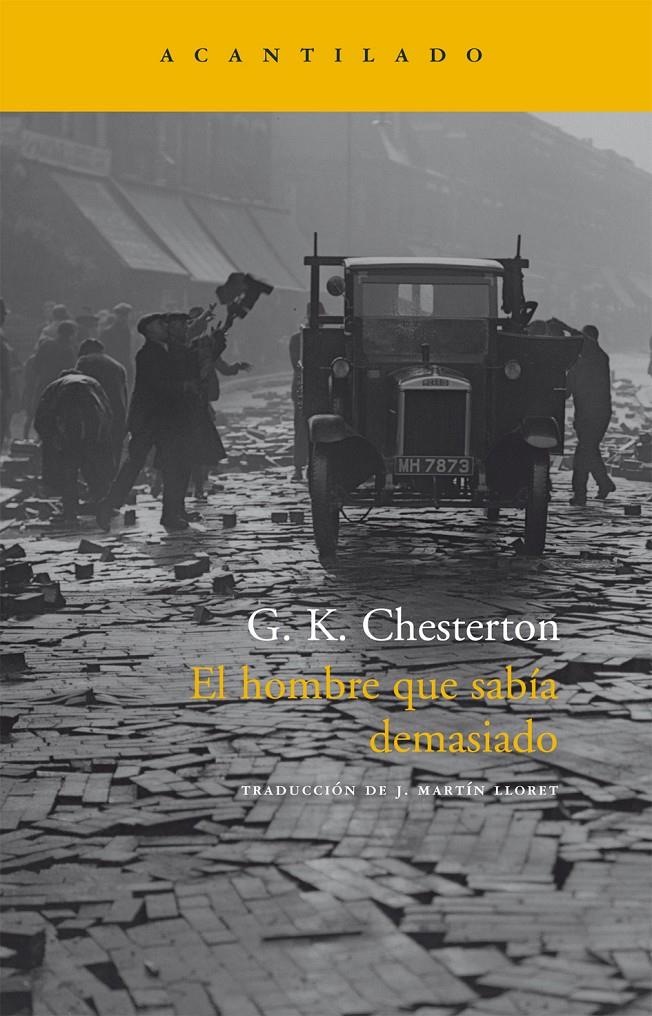 El hombre que sabía demasiado | 9788496489905 | Chesterton, G.K.