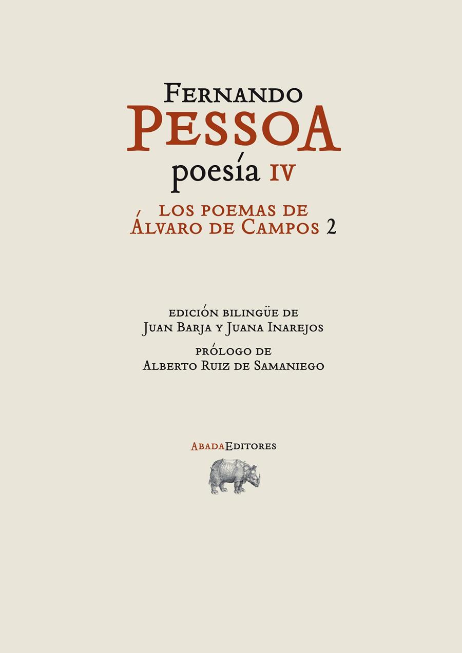 Los poemas de Álvaro de Campos 2 | 9788415289609 | Pessoa, Fernando