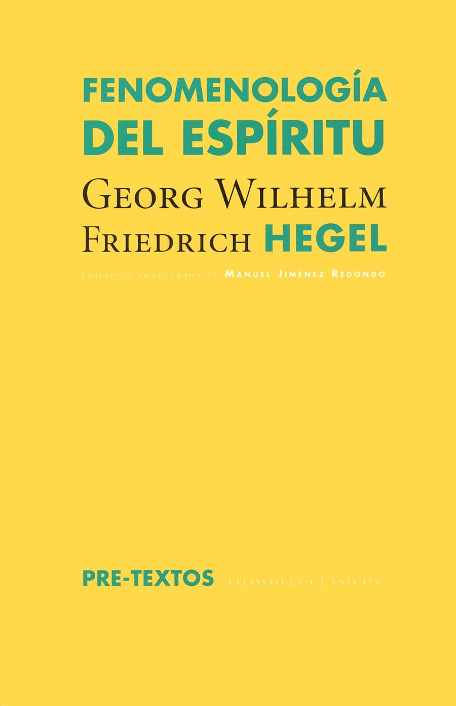 Fenomenología del espíritu | 9788481919790 | Hegel, Georg Wilhelm Friedich