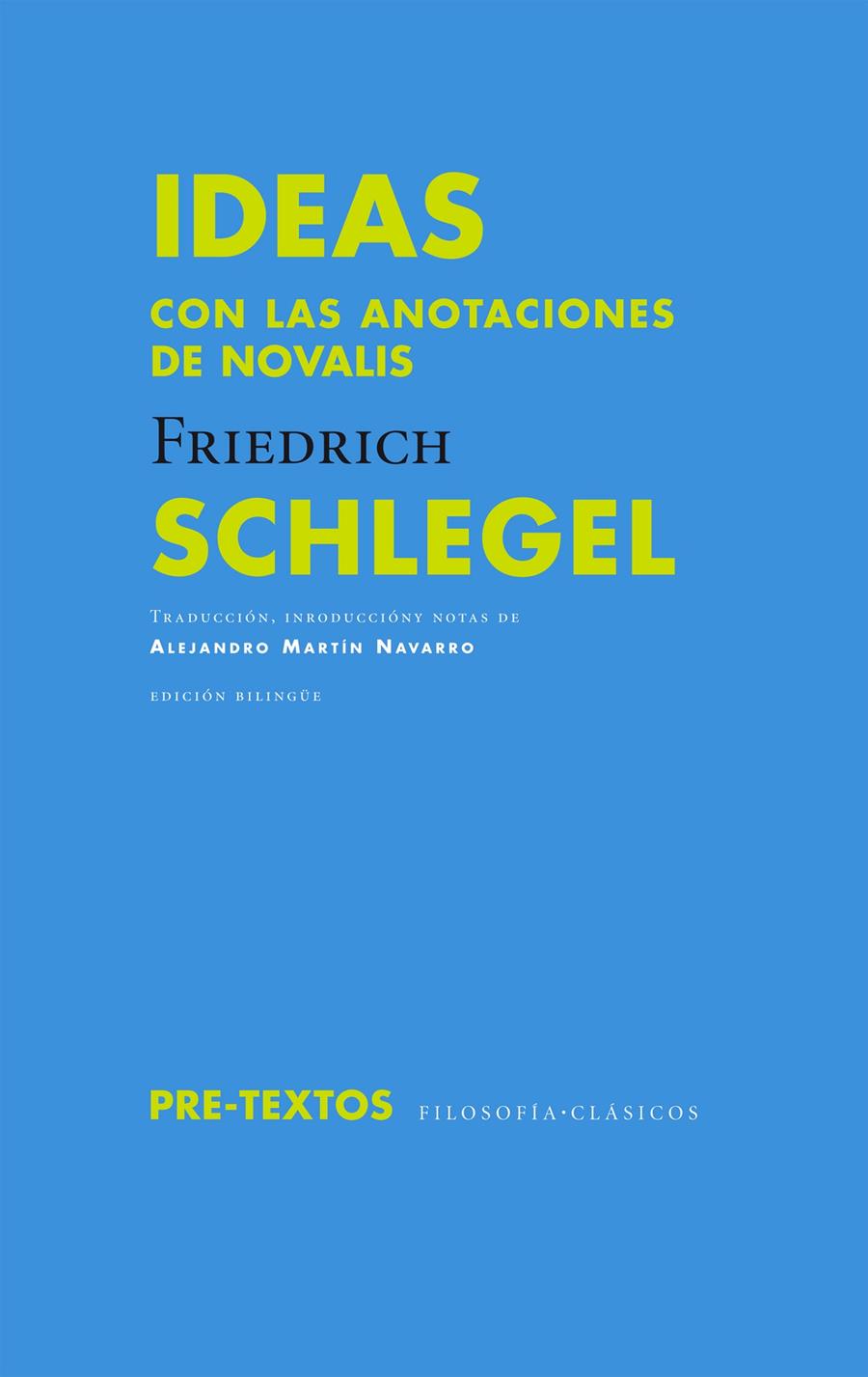 Ideas | 9788492913787 | Schlegel, Friedrich