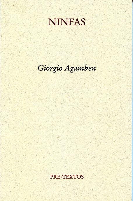 Ninfas | 9788492913435 | Agamben, Giorgio