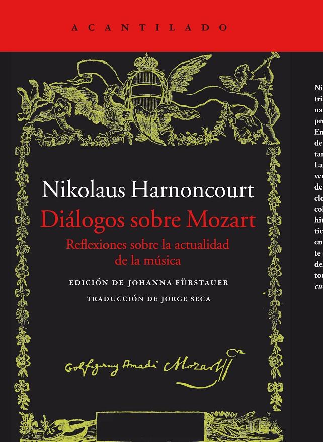 Diálogos sobre Mozart | 9788416011766 | Harnoncourt, Nikolaus