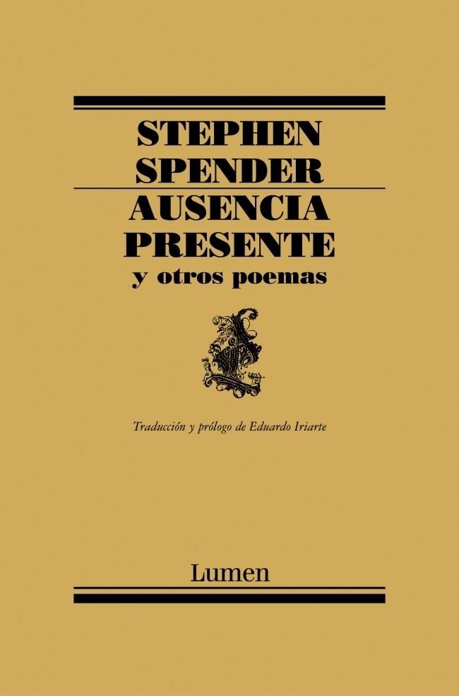 Ausencia presente y otros poemas | 9788426416155 | Spender, Stephen