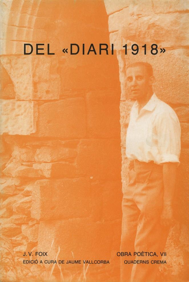 Del "Diari 1918" | 9788477270706 | Foix, J. V.