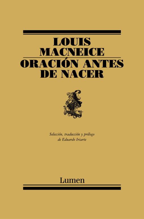 Oración antes de nacer | 9788426414885 | MACNIECE,LOUIS