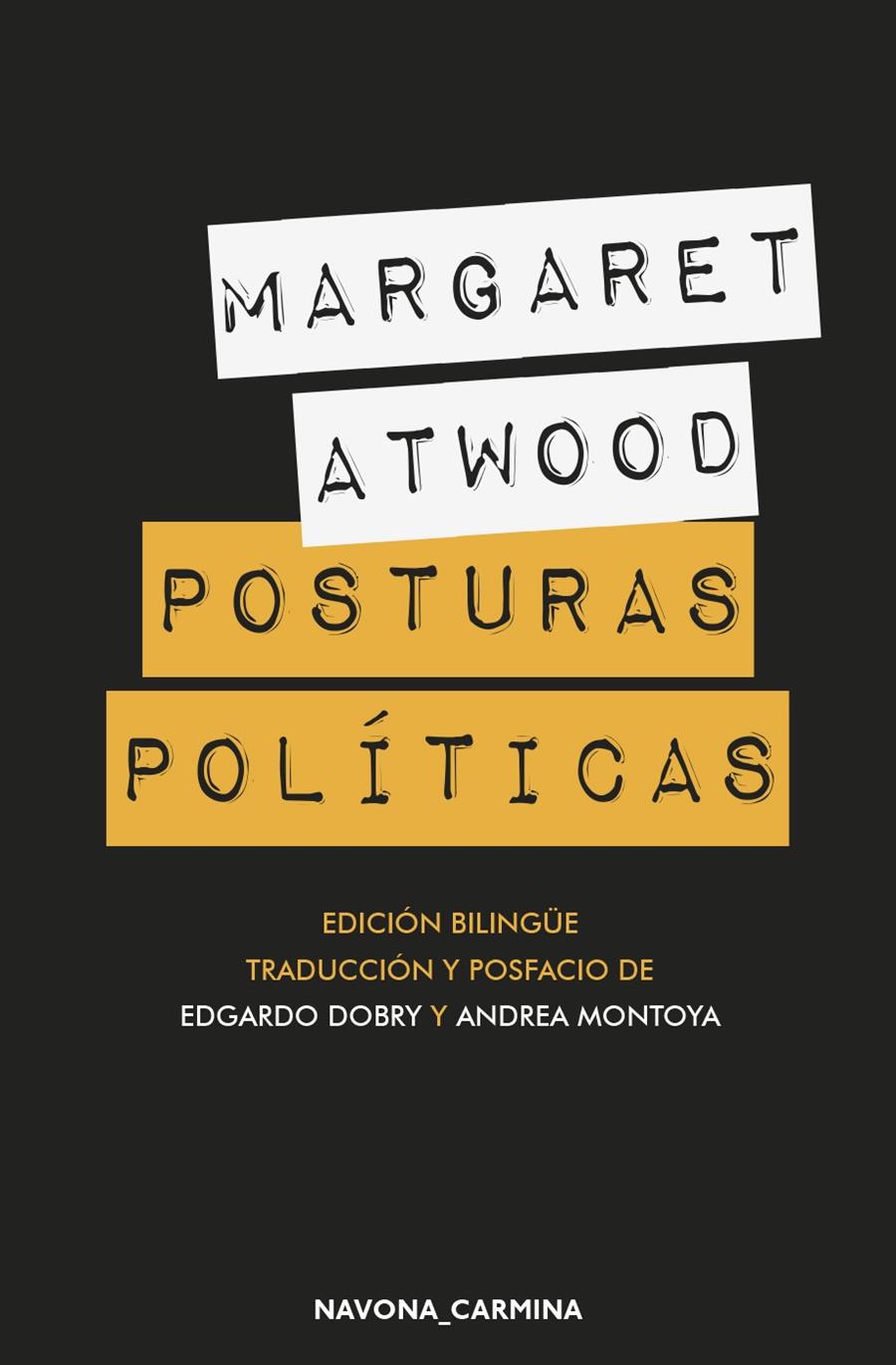 Posturas Políticas | 9788417978136 | Margaret Atwood