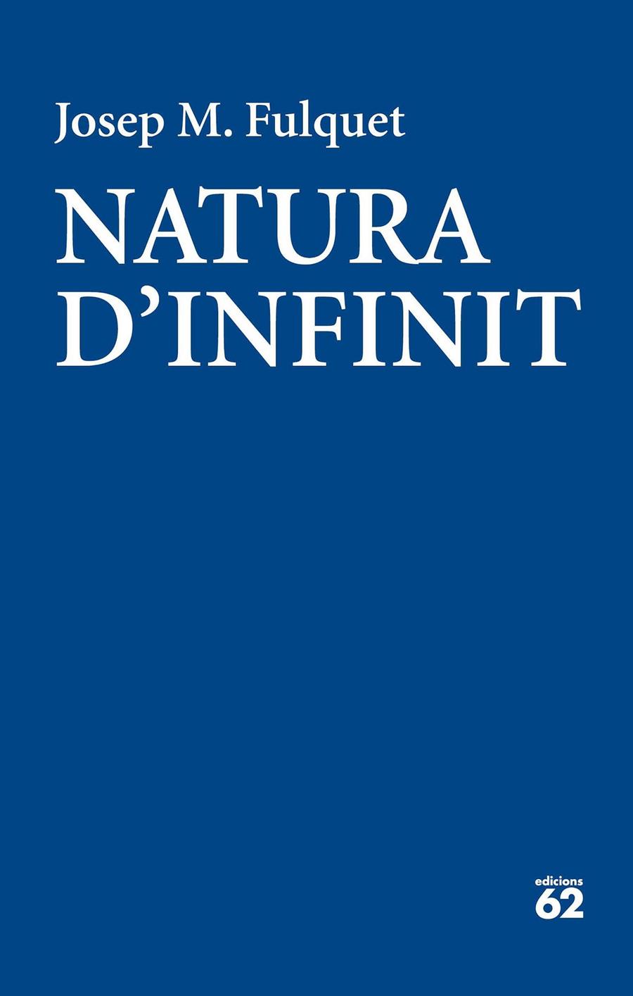 Natura d'infinit | 9788429775570 | Fulquet, Josep Maria