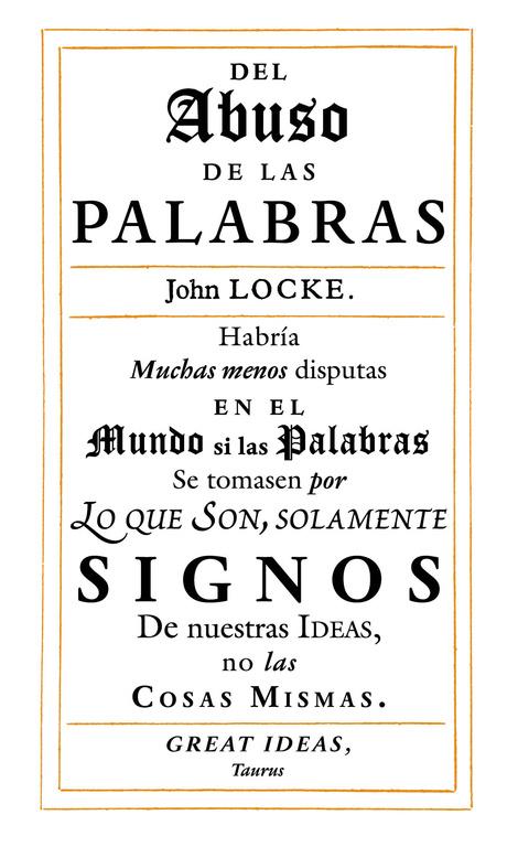 Del abuso de las palabras (Great Ideas) | 9788430616558 | LOCKE,J.