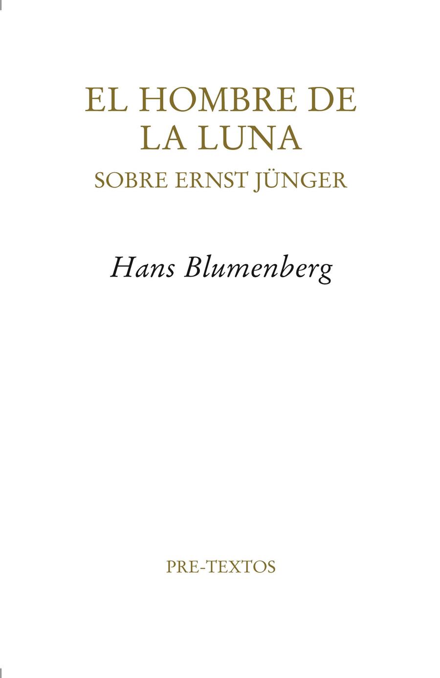 El hombre de la luna | 9788492913671 | Blumenberg, Hans