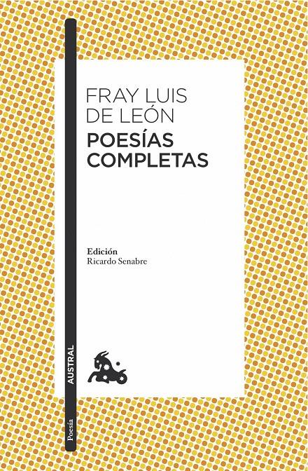 Poesías completas | 9788467047707 | Fray Luis de León