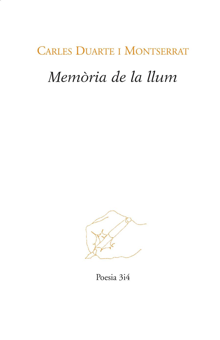 Memòria de la llum | 9788416789030 | Duarte Montserrat, Carles