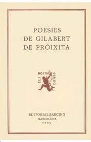 Poesies | 9788472266308 | Proixita, Gilabert de