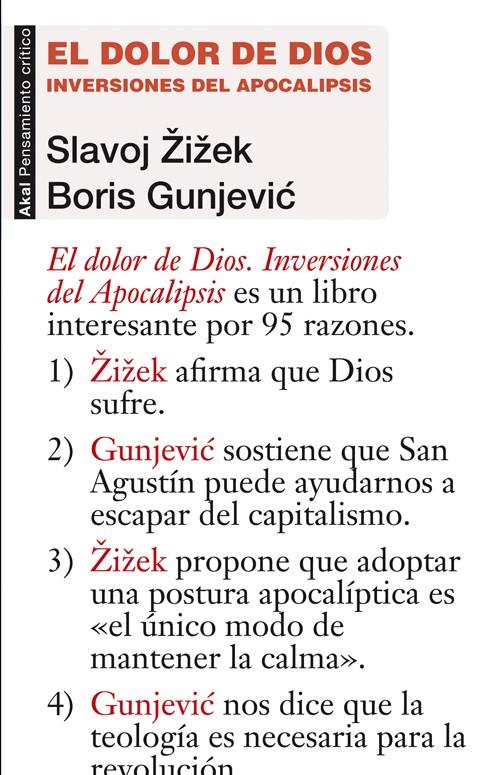 El dolor de Dios | 9788446038641 | Zizek, Slavoj/Gunjevic, Boris