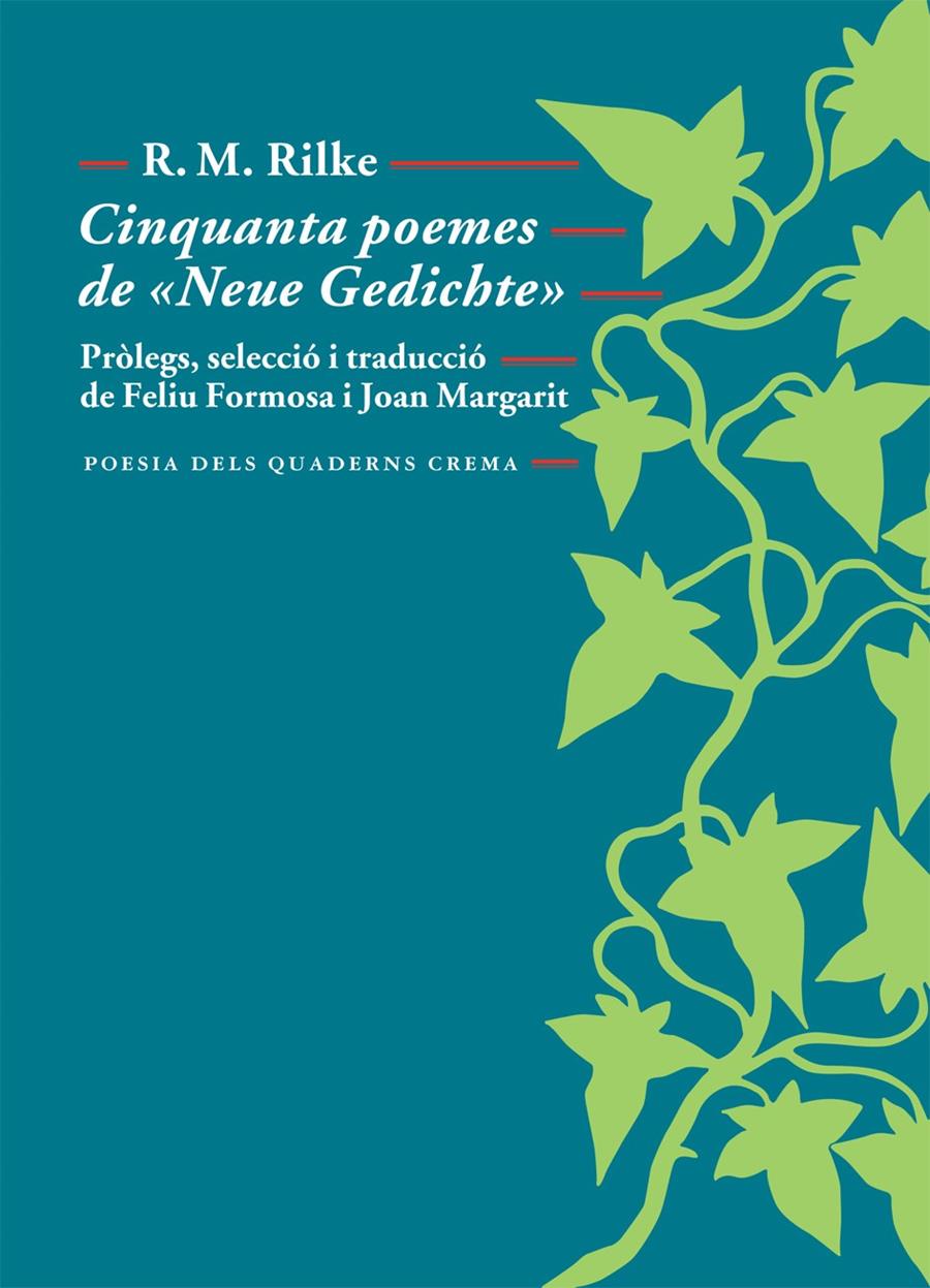 Cinquanta poemes de "Neue Gedichte" | 9788477275046 | von Rilke, Rainer Maria