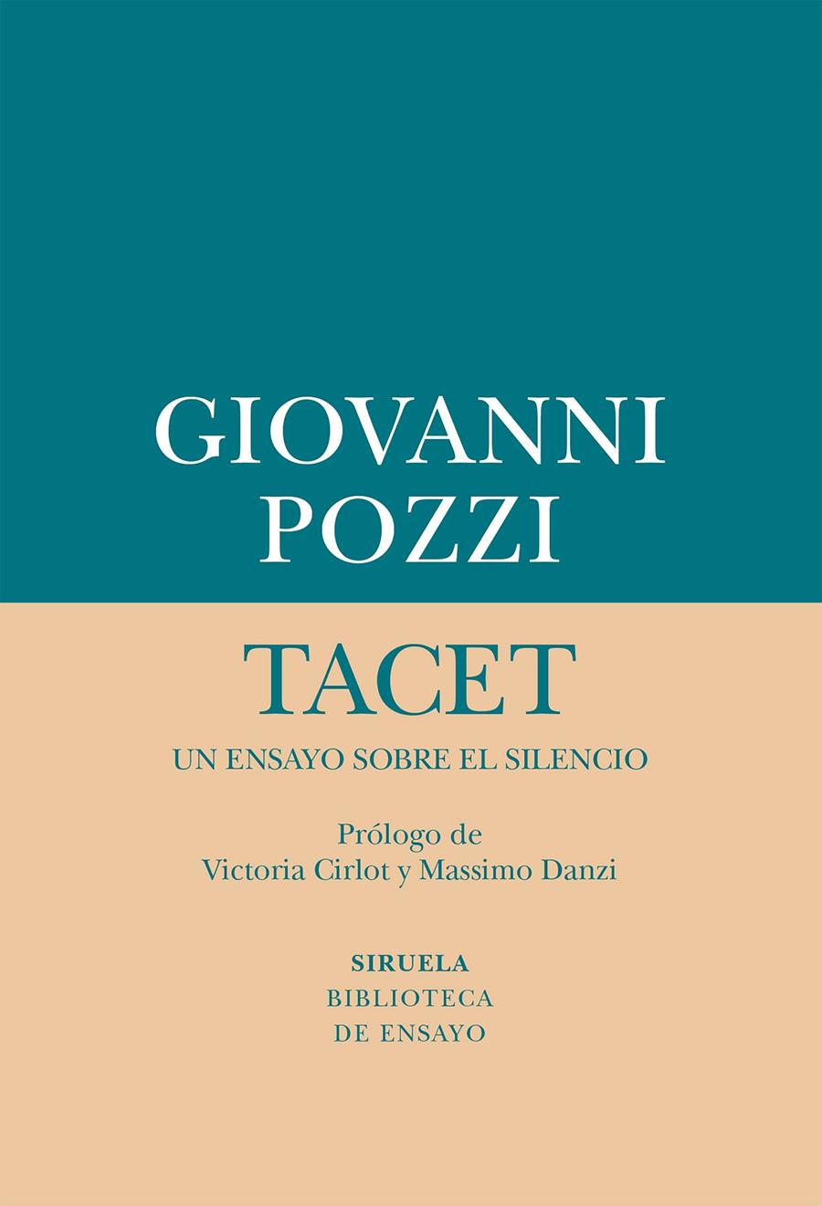 Tacet: un ensayo sobre el silencio | 9788417624149 | Pozzi, Giovanni